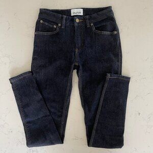 DU/ER 5 Pocket Denim Style #WFLK3202 DWash MRise Slim Jeans Blue Sz 25 x 31